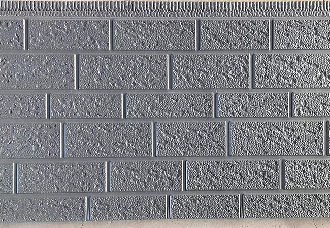 Metalezko embossed isolamendu taula